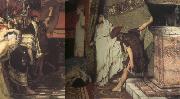 Alma-Tadema, Sir Lawrence A Roman Emperor AD 41 (mk23) oil painting reproduction